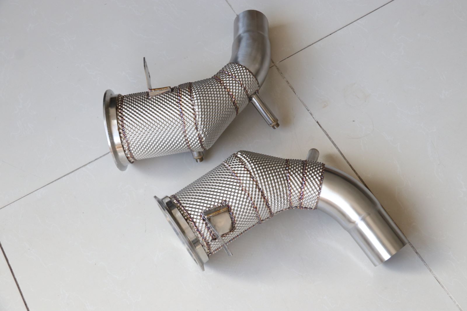 2020-Porsche-992-3.0L-DFI-downpipe-catted-with-sheild-SS304-1.jpg - Retro-Haus - Euro-Divsion - Canada Performance Auto Parts