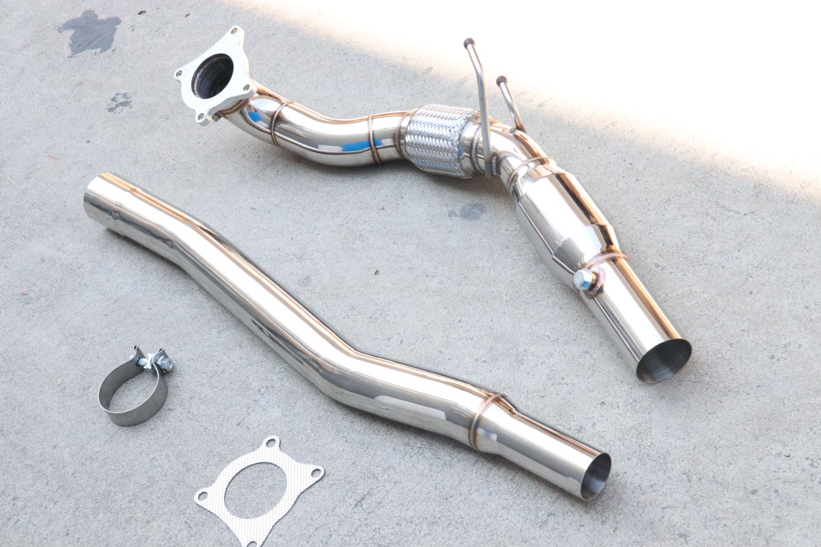 Downpipe-for-Audi-A3-2.0T-06-VW-GOLF-MK5-MK6-with-200cell-cat.jpg - Retro-Haus - Euro-Divsion - Canada Performance Auto Parts