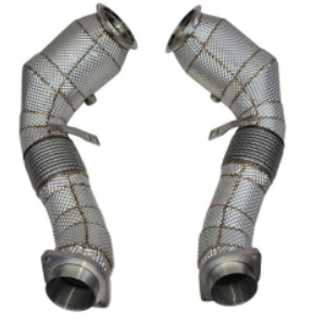 Untd. Performance Catted W/Shield Downpipe - BMW N63 F06 F07 F10 F01 G11 F15 550i 650i 750i X5 X6