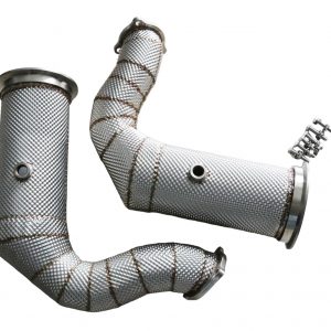 Untd. Performance Catless W/Shield Downpipe - Porsche Cayenne Turbo S E-Hybrid / Cayenne Turbo S E-Hybrid 4.0L