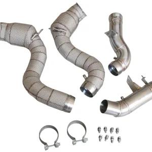 Untd. Performance Catless W/Shield Downpipe - Mercedes-Benz GLE63 AMG S W167 C167 4.0T 2020+