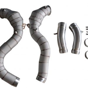 Untd. Performance 200 Cell Catted Downpipe W/Shield - Mercedes-Benz AMG GLC63 M177 2018+