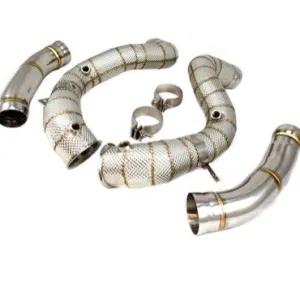 Untd. Performance 3.5″ Catless Downpipe W/ Shield - Mercedes-Benz - C63 M177 W205