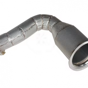 Untd. Performance Catless Downpipe W/ Heat Shield - Porsche Cayenne 3.0T 9YA 2017-2020