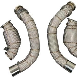 Untd. Performance Catted Downpipe - BMW M5 M8 F90/F91/F92/F93 2017-2021 S63 W/ Heat Shield -SS 304