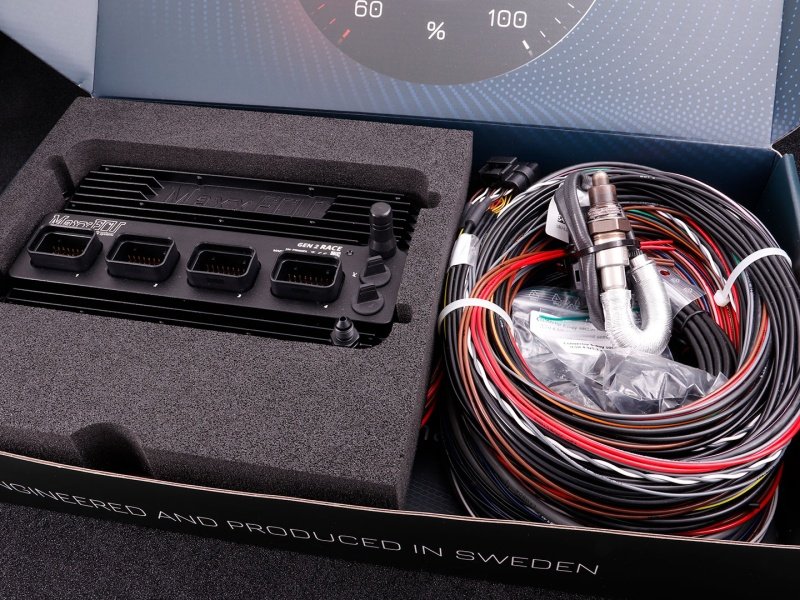 MaxxECU GEN2 RACE, with LSU 5.2, flying lead install kit 2451