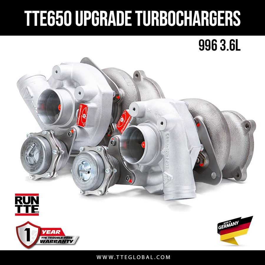 TTE650 5050 PORSCHE 996 UPGRADE TURBOCHARGERS