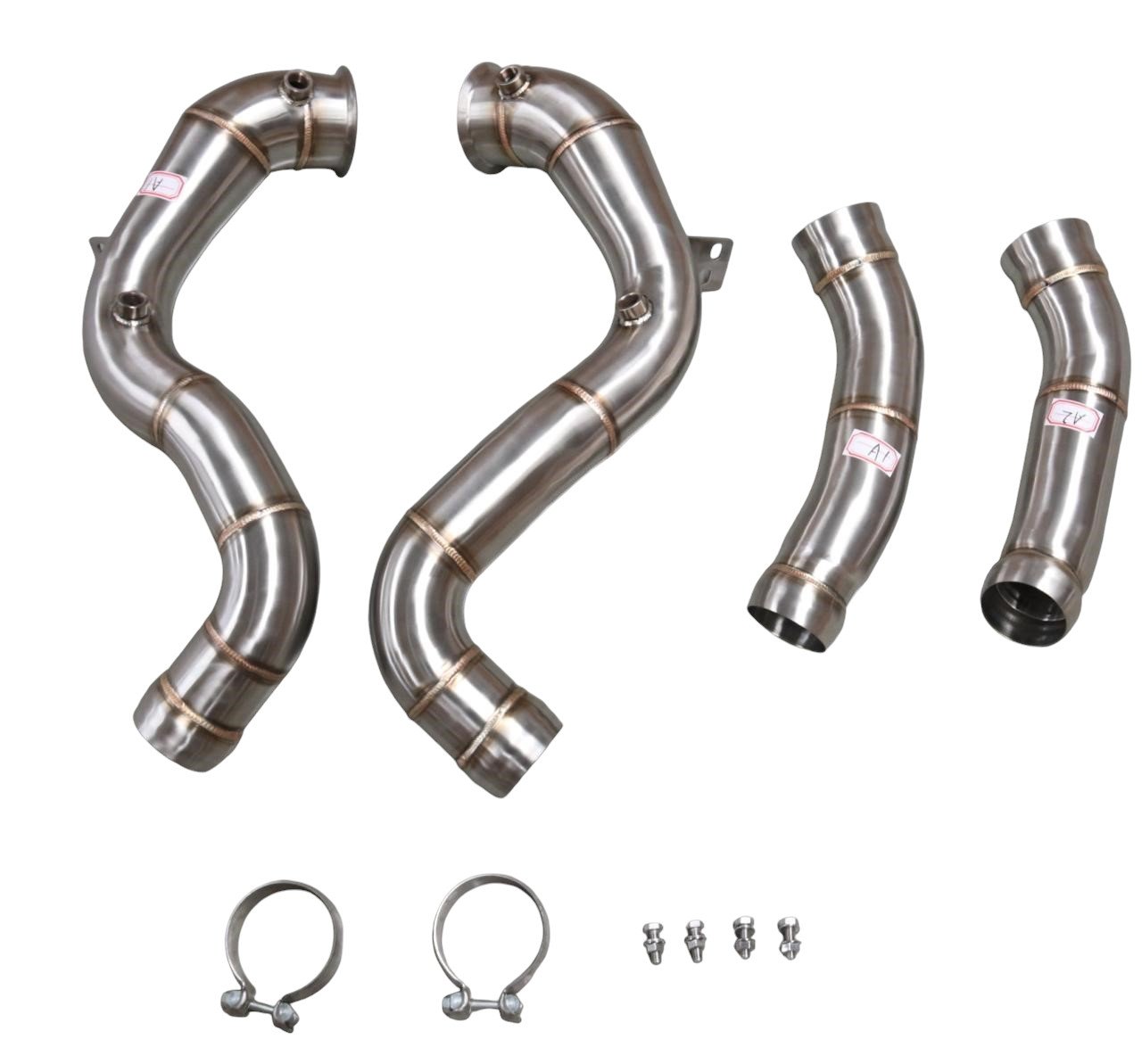 Untd. Performance 3.5inch Catless Downpipe - Mercedes-Benz AMG W205 C63