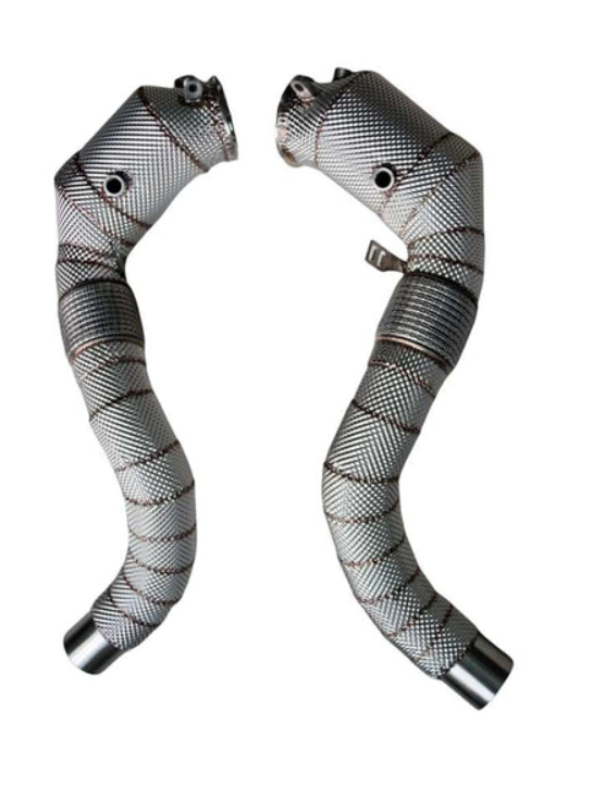 Untd. Performance Catless W/ Shield Downpipe - BMW M850I G14 G15 G16 X5M X5 G05 G30 M550I N63R