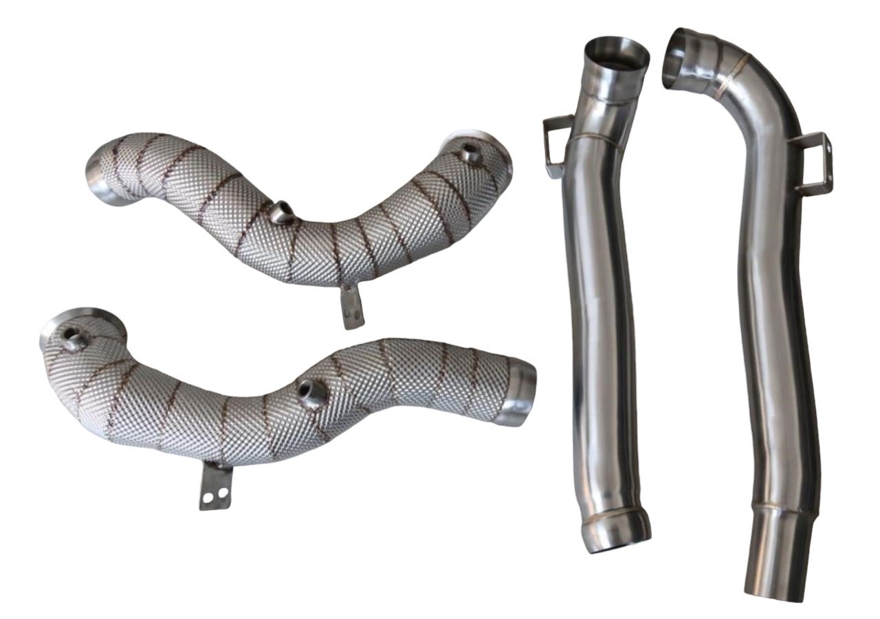 Untd. Performance Catted Downpipe W/Shield OPF - Mercedes-Benz 15+ AMG GT/GTC/GTS/GTR