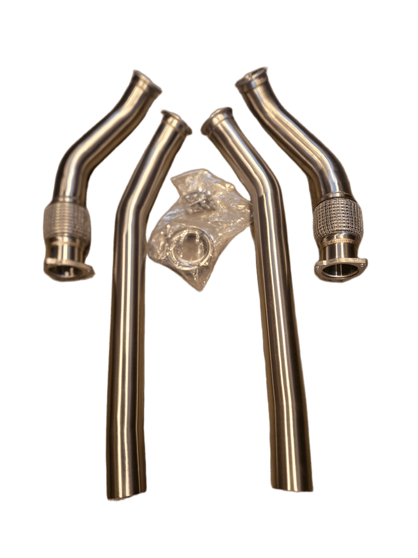 Untd. Performance Catless Lower Downpipe W/ V-Bands Audi 3.0T Supercharged - S4 S5 SQ5 B8 B8.5 - A6 A7 C7 C7.5 - Image 4