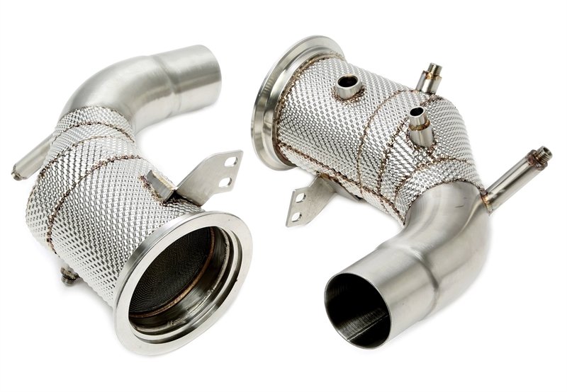 Untd. Performance Catless Downpipe W/ Shield - Porsche 911 992 3.0L DFI