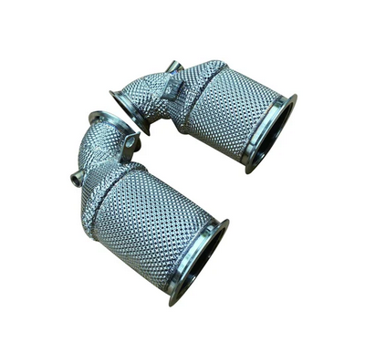 Untd. Performance Catless Downpipe W/ Shield - Porsche 971 Panamera 4.0T Turbo/Turbo S GTS Turismo