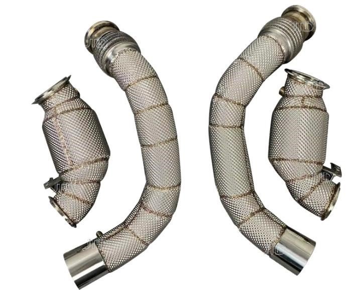 Untd. Performance Catted Downpipe W/ Shield - BMW S63 M5 F10 M6 F13 2011-2018