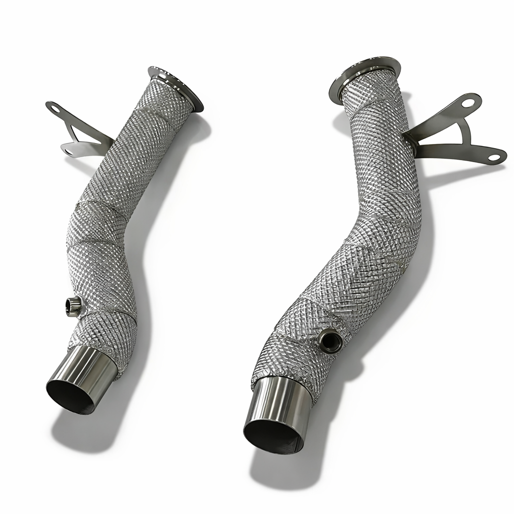 Untd. Performance Racing Test-Pipes W/ Heat Shield - Ferrari 458 Italia V8 - Image 2