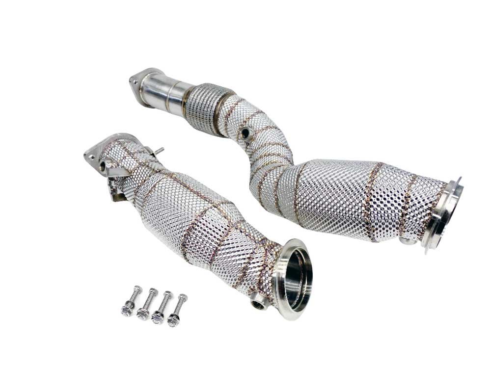 Untd. Performance Catless Downpipe W/ Shield - BMW M2 M3 M4 G80 G82 2020+ S58