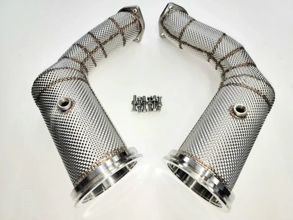 Untd. Performance Catless Downpipe W/Out OPF W/ Heat Shield - Audi SQ8 / RSQ8 - Lamborghini Urus 4.0T