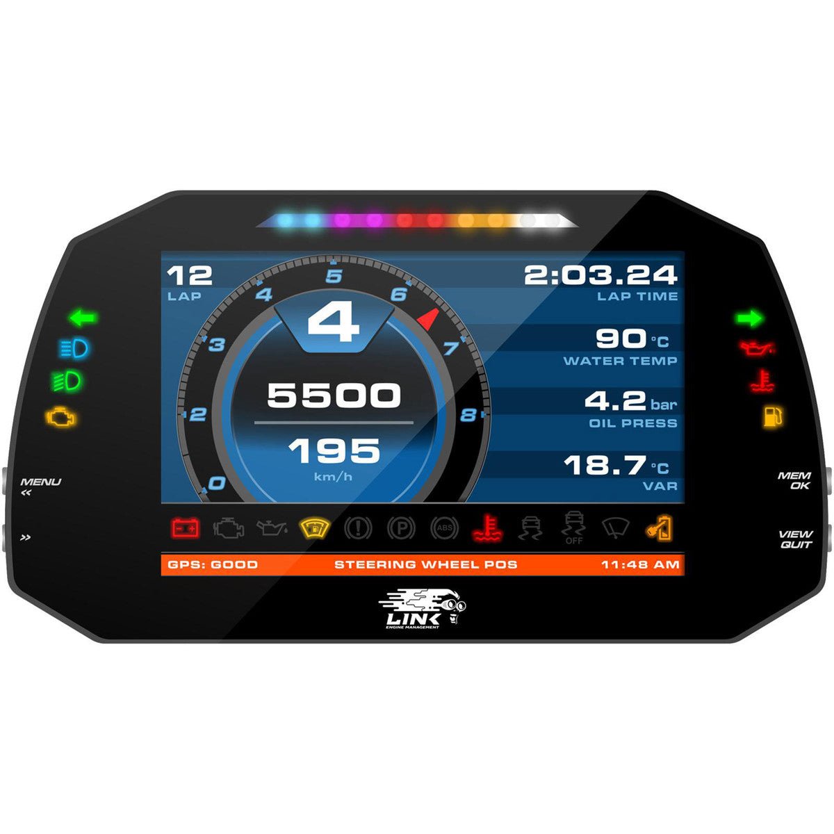 Link Engine Management - LINK MXG Strada 7" Dash - Street Edition - Image 2