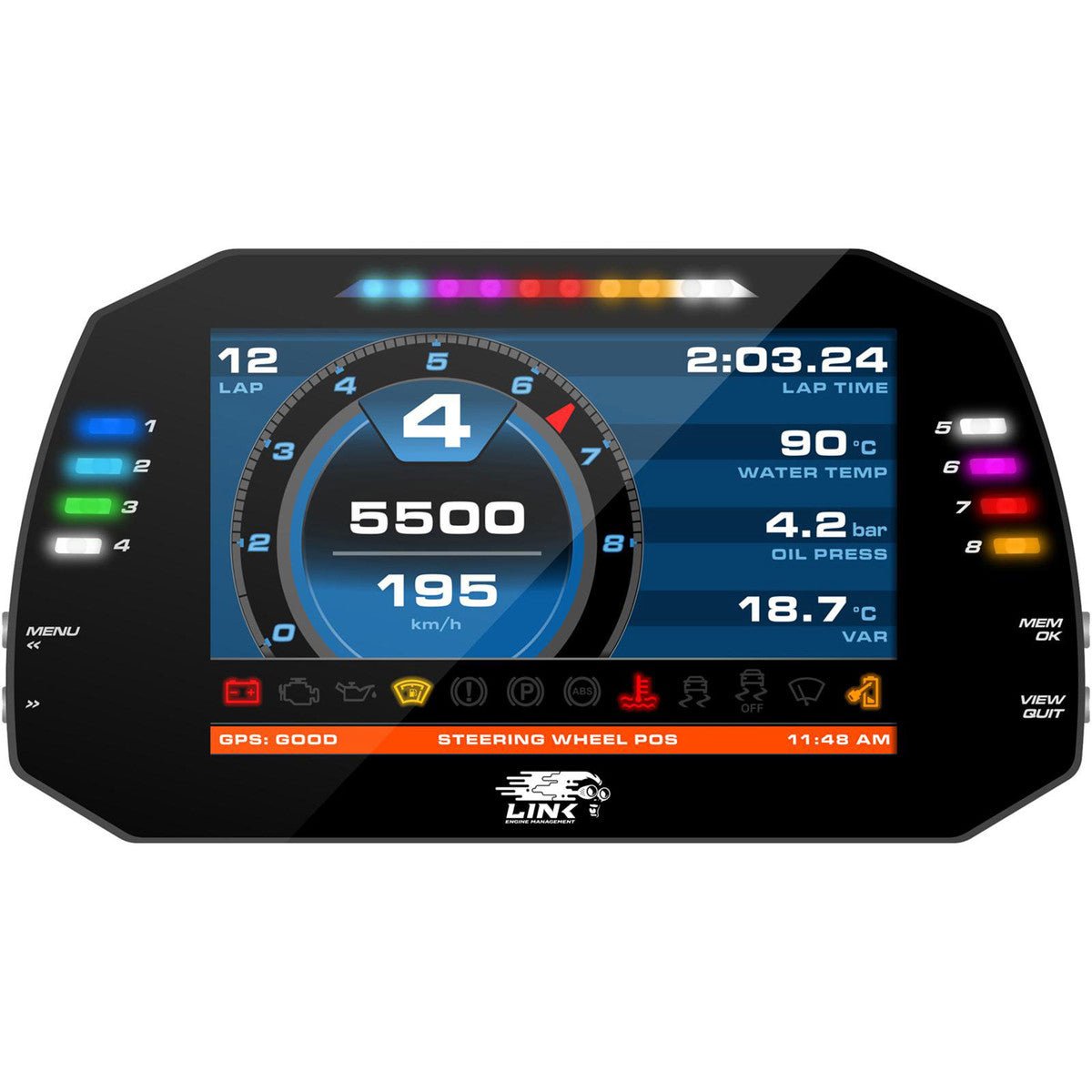 Link Engine Management - LINK MXG Strada 7" Dash - Race Edition - Image 2