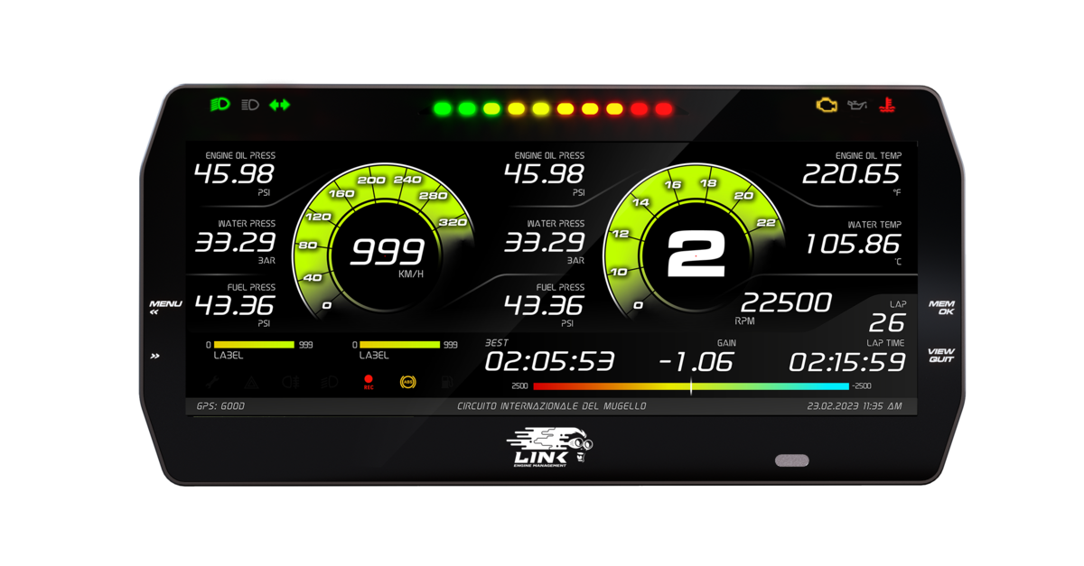 Link Engine Management - LINK MXT Strada 10" Dash - Street Edition