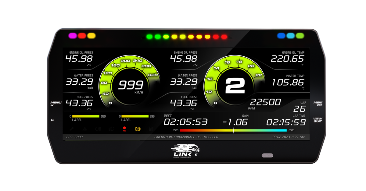 Link Engine Management - LINK MXT Strada 10" Dash - Race Edition
