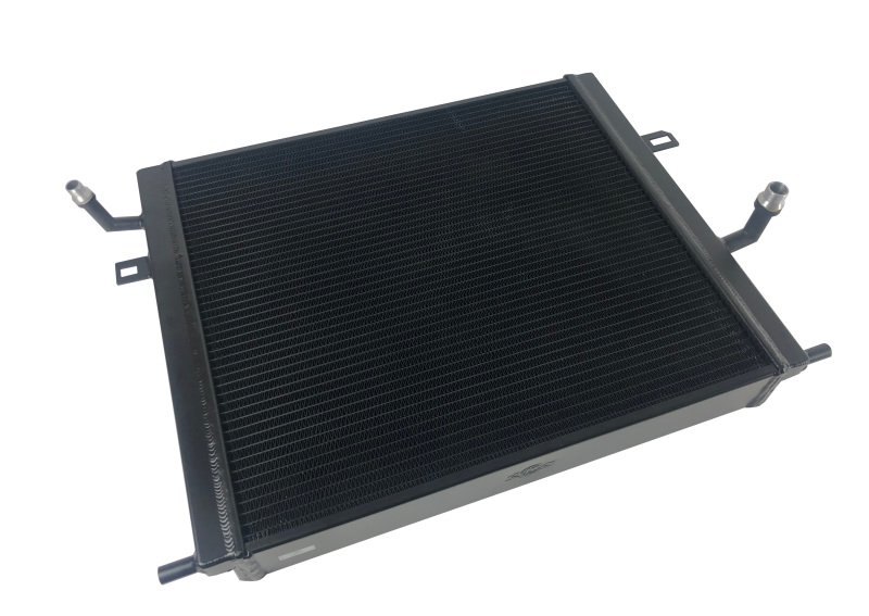 CSF BMW B58/B48 Front Mount Triple-Pass Heat Exchanger w/Rock Guard - Black - Image 3