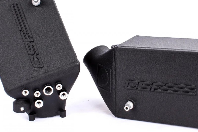 CSF 12-16 BMW M5 (F10) / 12-18 BMW M6 (F06/F12/F13) Twin Charge-Air-Cooler Set - Crinkle Black - Image 6