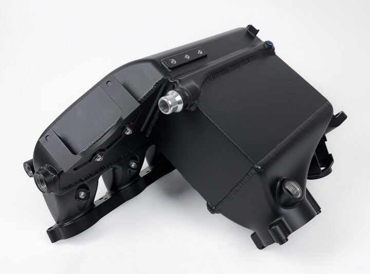 CSF BMW M2/M3/M4 S58 Comp & Non-Comp (G8X) Charge-Air Cooler Manifold - Thermal Dispersion Black