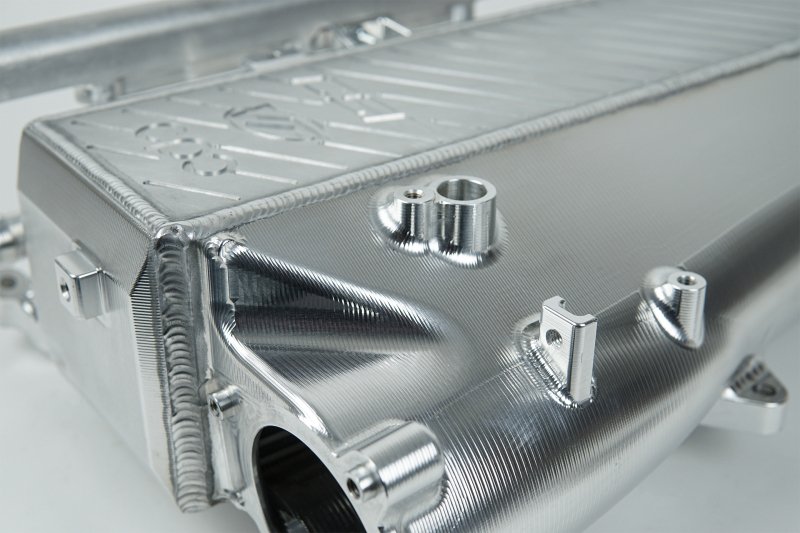 CSF Toyota A90/A91 Supra/ BMW G-Series B58 Charge-Air Cooler Manifold- Machined Billet Aluminum - Image 6