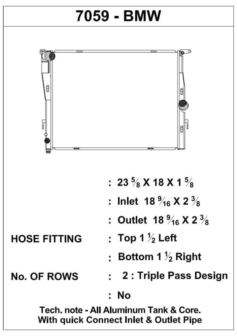 CSF 07-13 BMW M3 (E9X) Triple Pass Radiator - Image 2