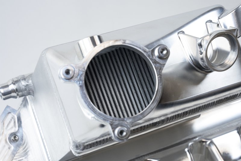 CSF BMW M2/M3/M4 S58 Comp & Non-Comp (G8X) Charge-Air Cooler Manifold - Raw Billet - Image 6