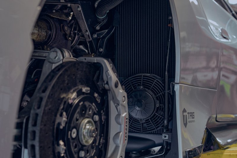CSF 16-19 Ferrari 488 GTB/Spider 19-20 Pista High Performance Intercooler System - Black - Image 9