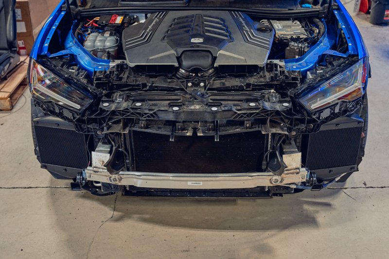 CSF 2019+ Lamborghini Urus / 2020+ Audi RSQ8 / SQ8 / SQ7 High Performance Intercooler System- Black - Image 9