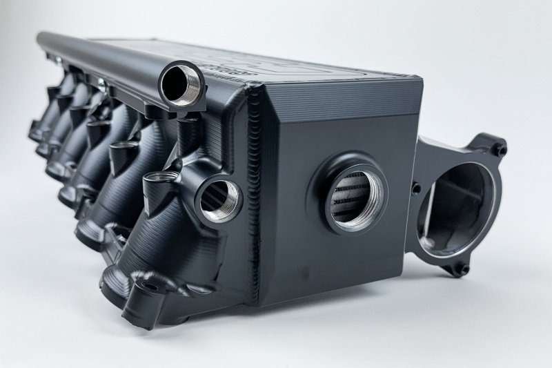 CSF Gen 2 B58 Race X Charge-Air-Cooler Manifold - Thermal Black Finish - Image 3