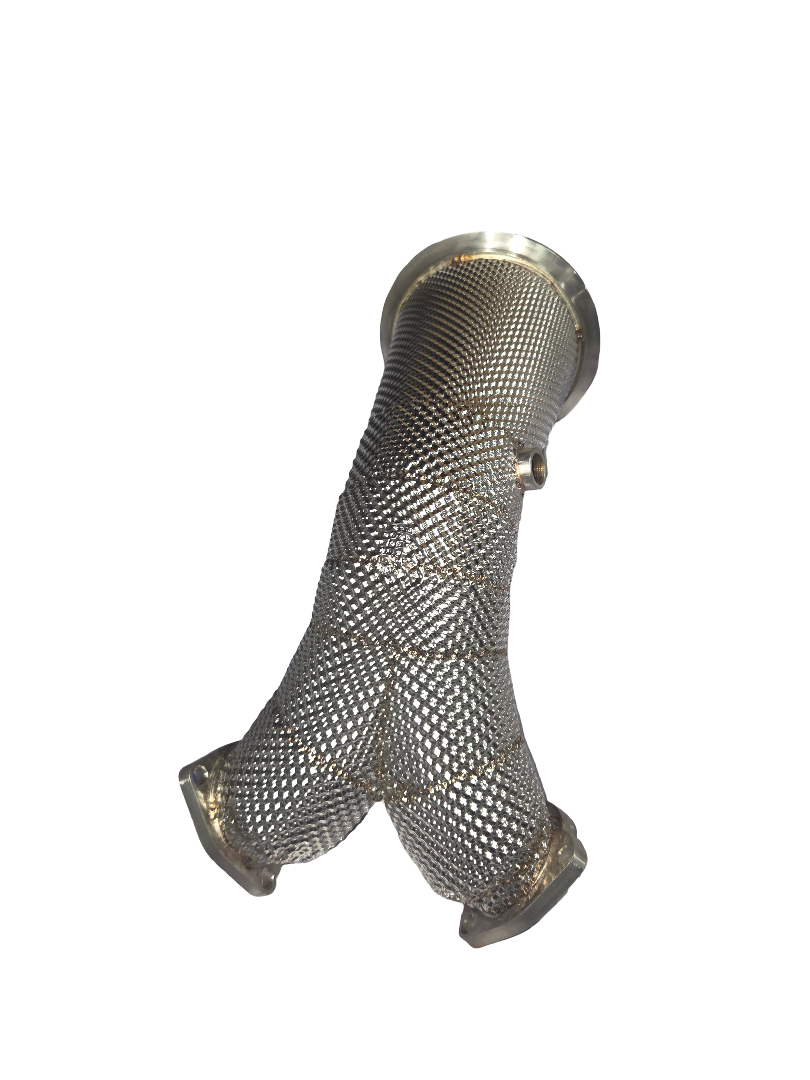 Untd. Performance Catless W/Shield Downpipe - Audi SQ5 B9 B9.5 3.0T EA839 - Image 3