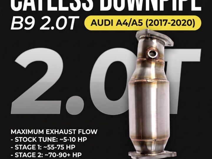 Untd. Performance 3" Catless Downpipe - Audi - A4/A5 B9 2.0T 2017-2020