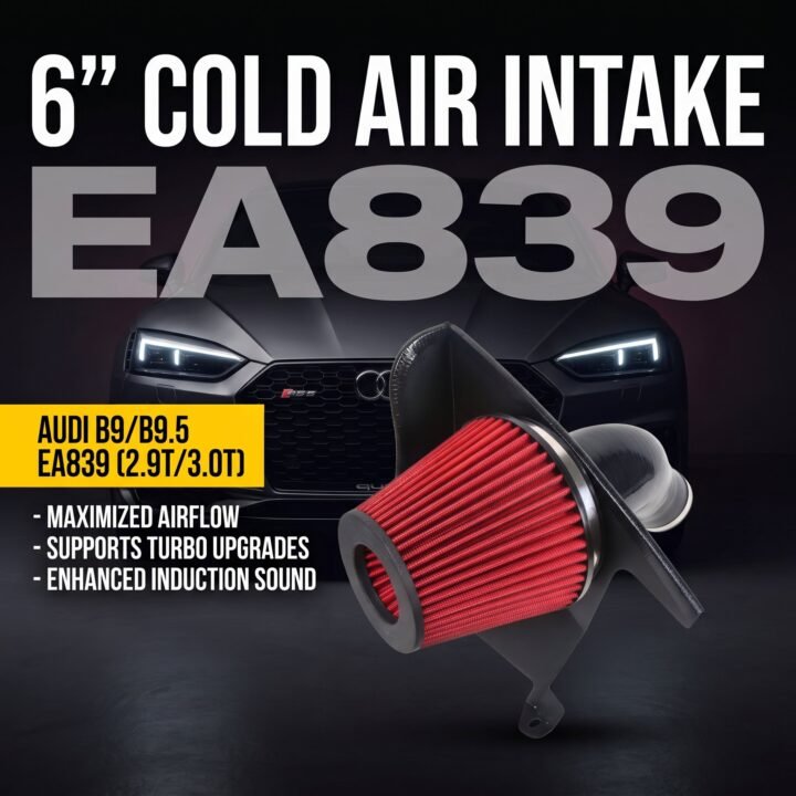 Untd. Performance 6" Cold Air Intake - Audi  S4/S5 3.0T - RS4/RS5 B9 2.9T EA839