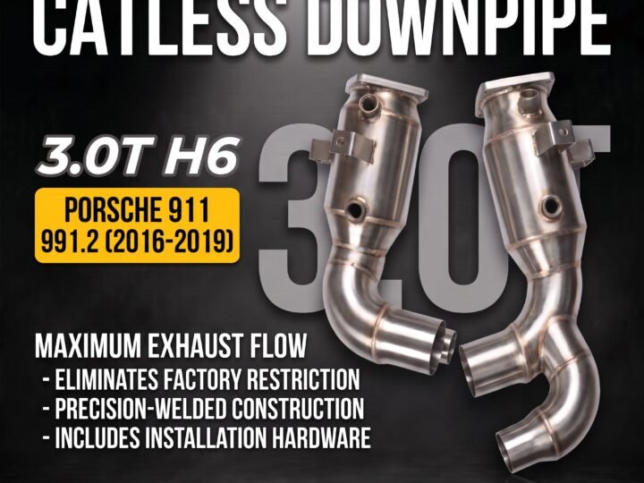 Untd. Performance Catless Downpipe - Porsche 911 - 991.2 3.0T H6