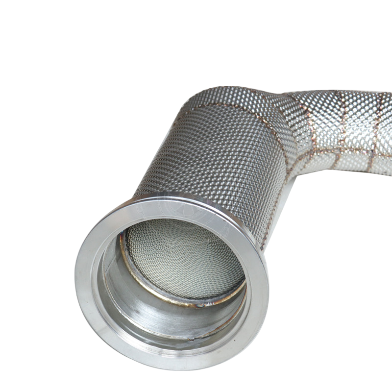 Untd. Performance 200 Cell Downpipe W/ Heat Shield - Audi SQ7 / SQ8 / RSQ8 - Lamborghini Urus 4.0T EA825 - Image 2