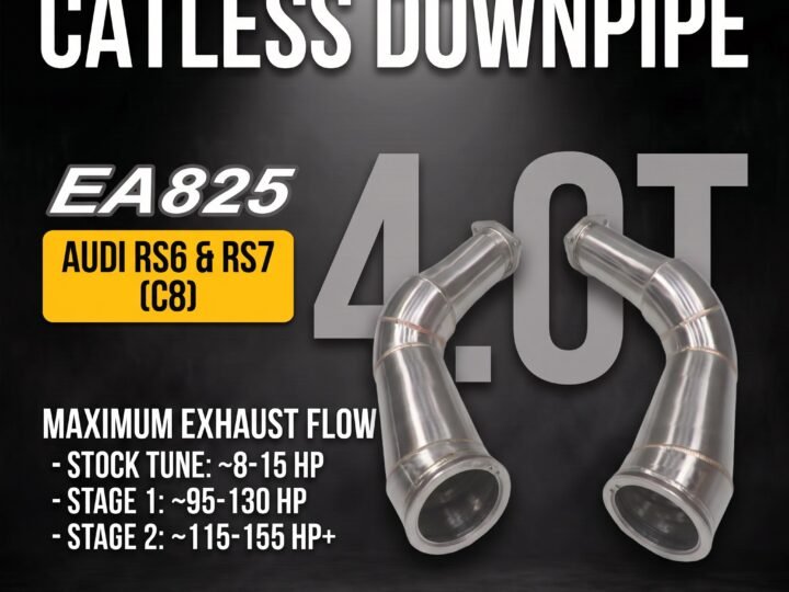 Untd. Performance Catless Downpipe - Audi C8 RS6 RS7 4.0T EA825