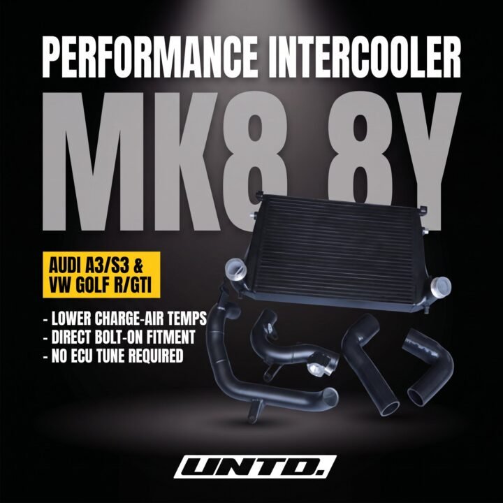 Untd. Performance Intercooler Kit - Audi A3/S3 8Y - VW Golf R GTI MK8 2022+