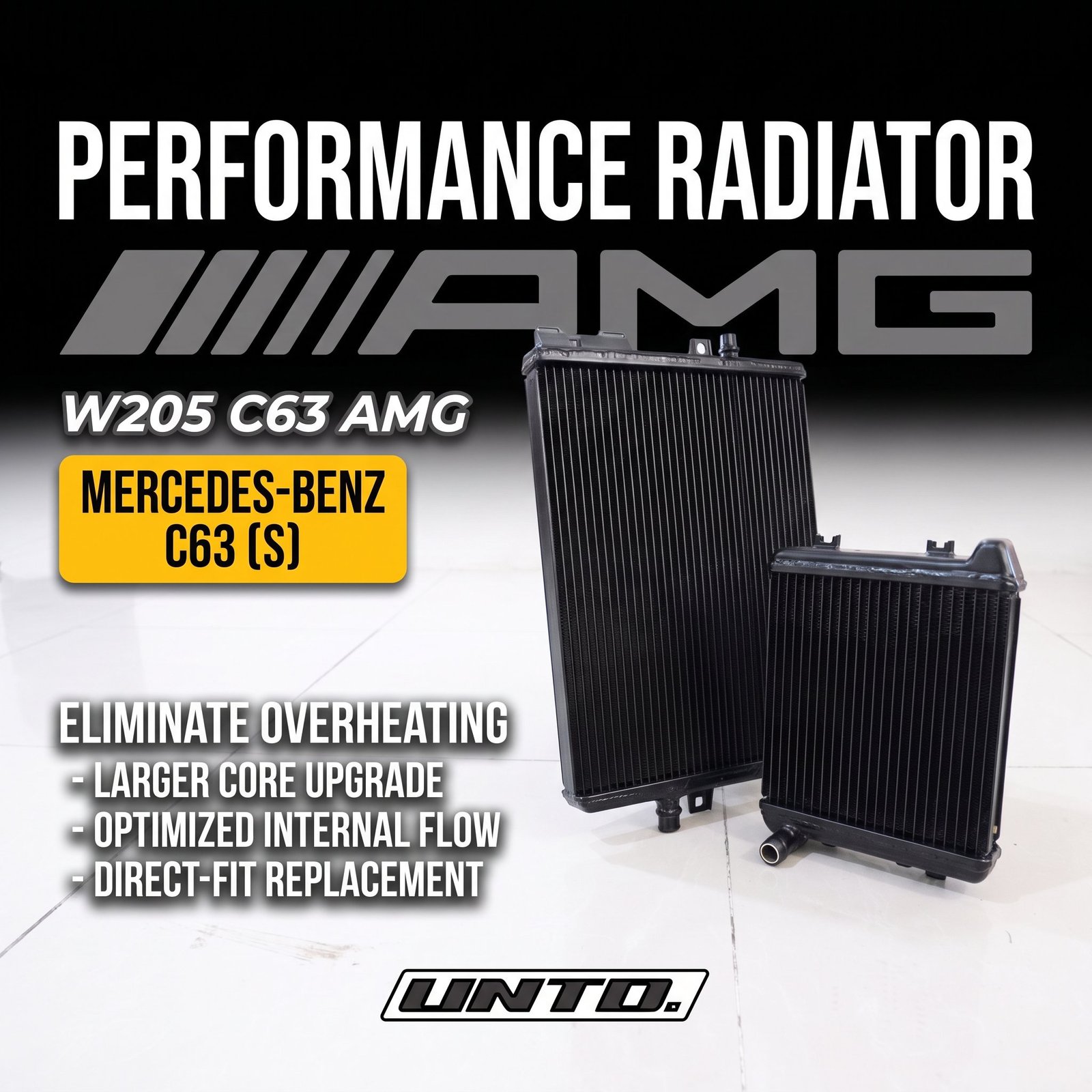 Untd. Performance Radiator - Mercedes-Benz C63 (S) AMG W205
