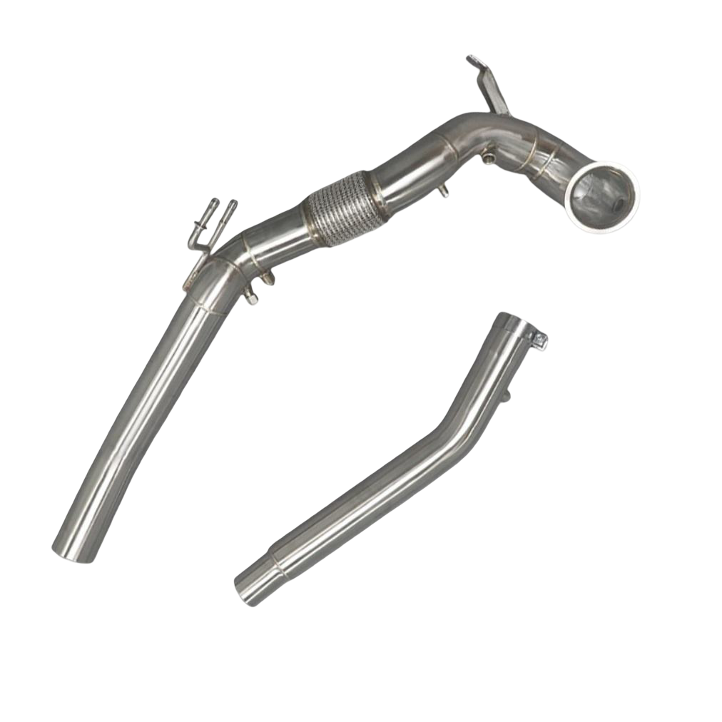 Untd. Performance 3.5" Catless Downpipe - VW Golf R Mk8 / Audi S3 8Y 2.0T EA888 EVO4 - Image 2