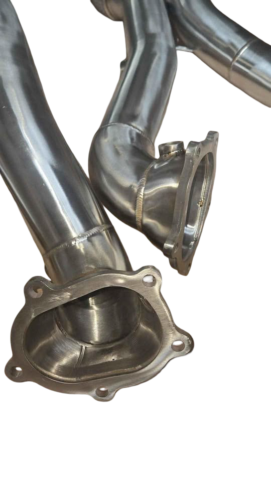 Untd. Performance 3" Catless Downpipe + Mid-Pipe - Audi S6/RS6 - S7/RS7 C7 4.0T EA824 - Image 2