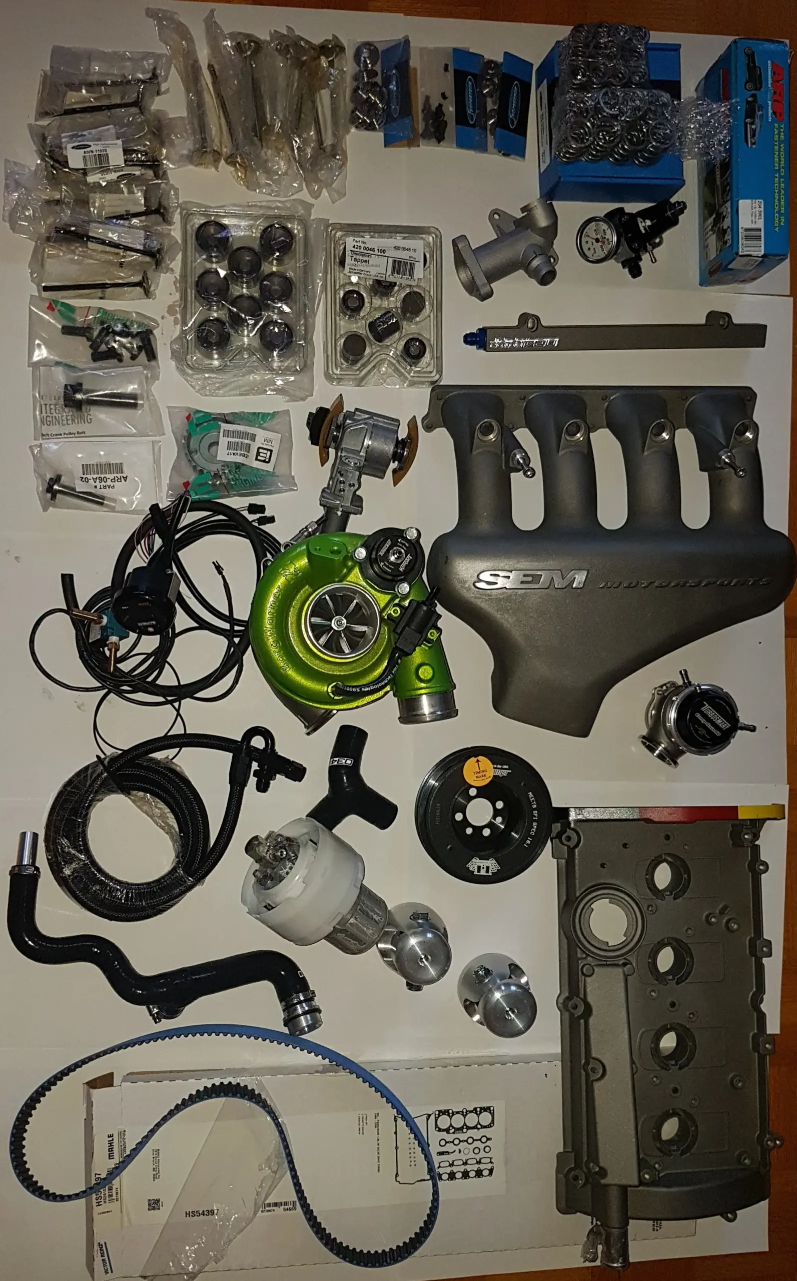 Audi VW 1.8T 20V Upgraded Performance AEB Cylinder Head - Big Turbo Setup - SuperTech SPRK-AUDI18T-DR , Brian Cower, Ferrea, INA, MAHLE, IE Performance