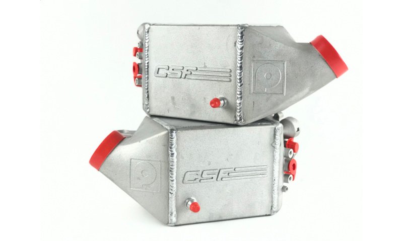 CSF 12-16 BMW M5 (F10) / 12-18 BMW M6 (F06/F12/F13) Twin Charge-Air-Cooler Set - Raw Finish - Image 2
