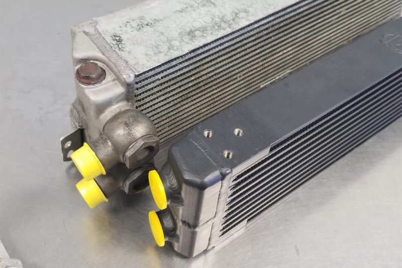 CSF Universal Dual-Pass Oil Cooler (RS Style) - M22 x 1.5 - 24in L x 5.75in H x 2.16in W - Image 9