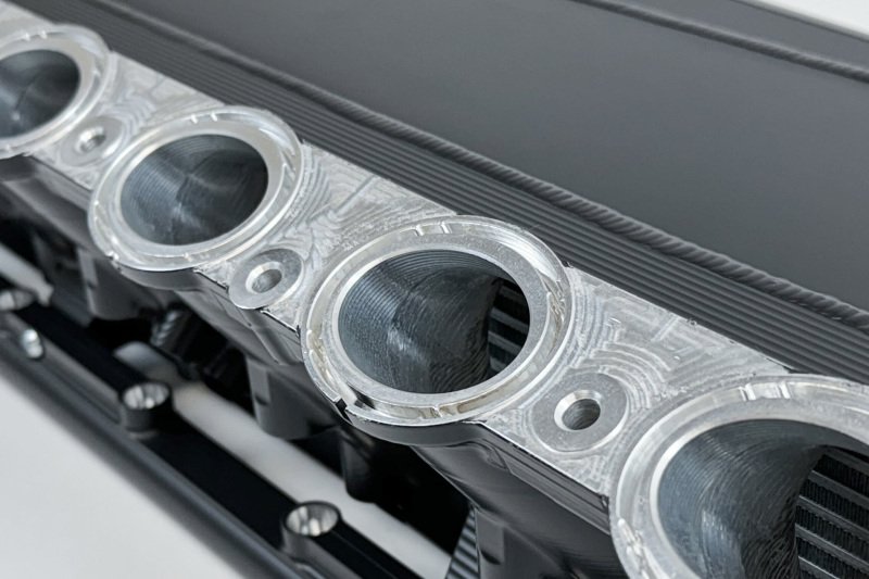 CSF Gen 2 B58 Race X Charge-Air-Cooler Manifold - Thermal Black Finish - Image 7