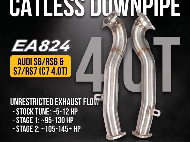 Untd. Performance 3" Catless Downpipe - Audi S6/RS6 - S7/RS7 C7 4.0T EA824