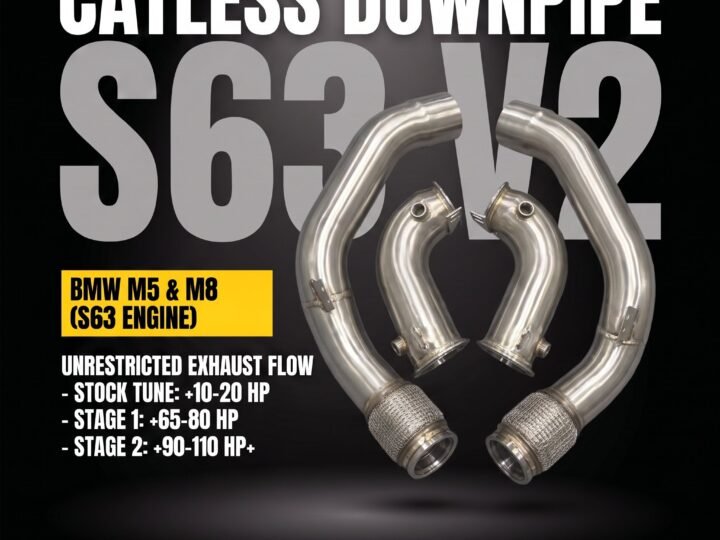 Untd. Performance Catless Downpipe V2 - BMW M5 M8 F90/F91/F92/F93 2017-2021 S63